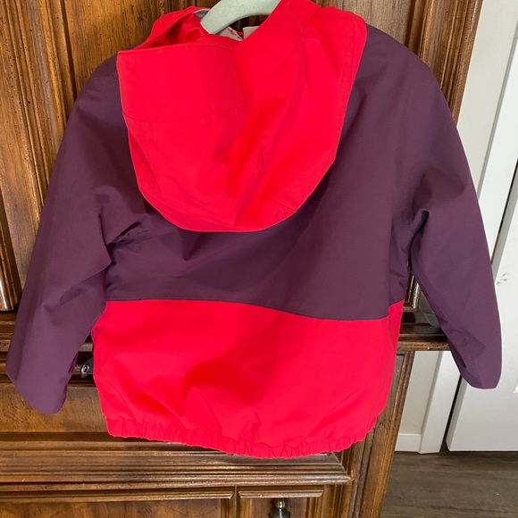 Rei Kid's Purple and Red Hooded Jacket - Picture 4 of 5
